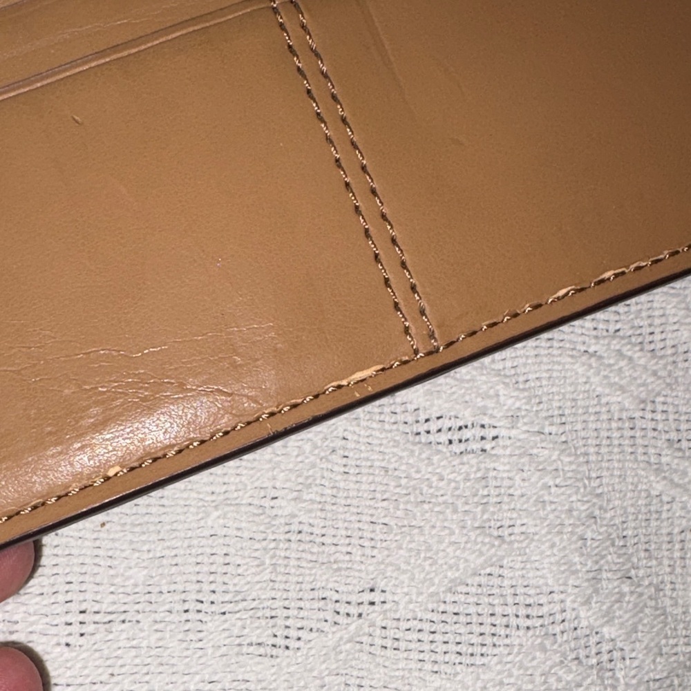 Vintage Coach Brown Leather Wallet, Peeling BNWOT - Picture 12 of 14